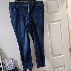 Lane Bryant Dark Blue Skinny Jeans